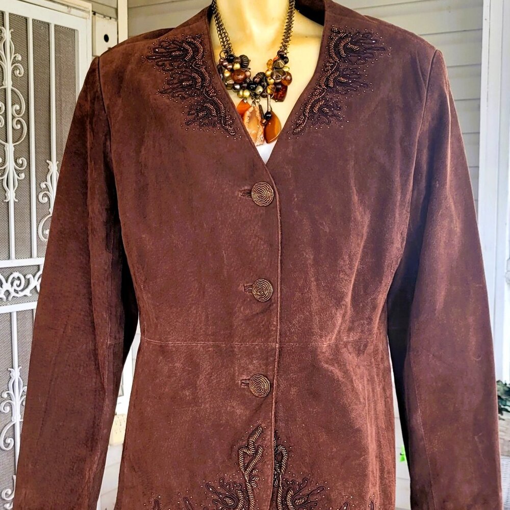 JESSICA ROSE FAUX SUEDE JACKET